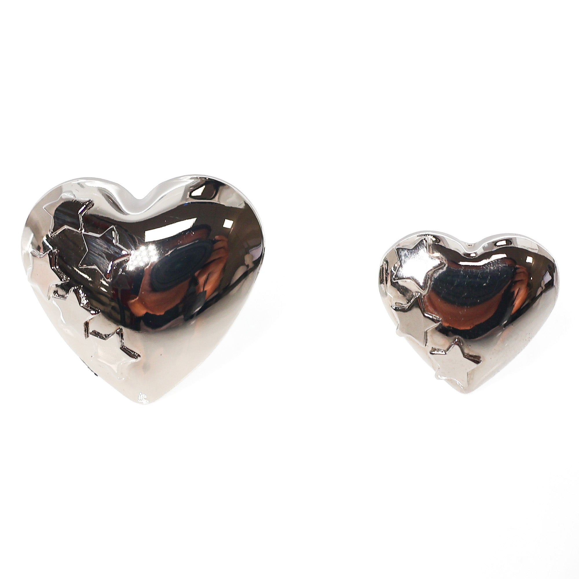 Anello Cuore con Stelle Battito Bambina