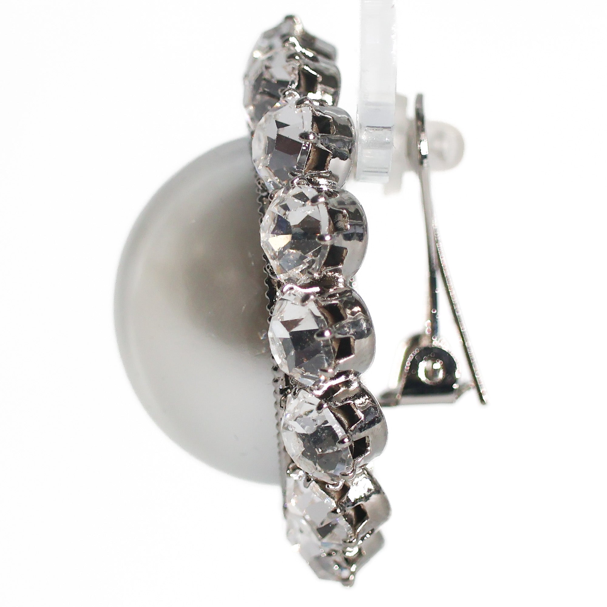 Toppina Perla Contornata di Strass Tocchi